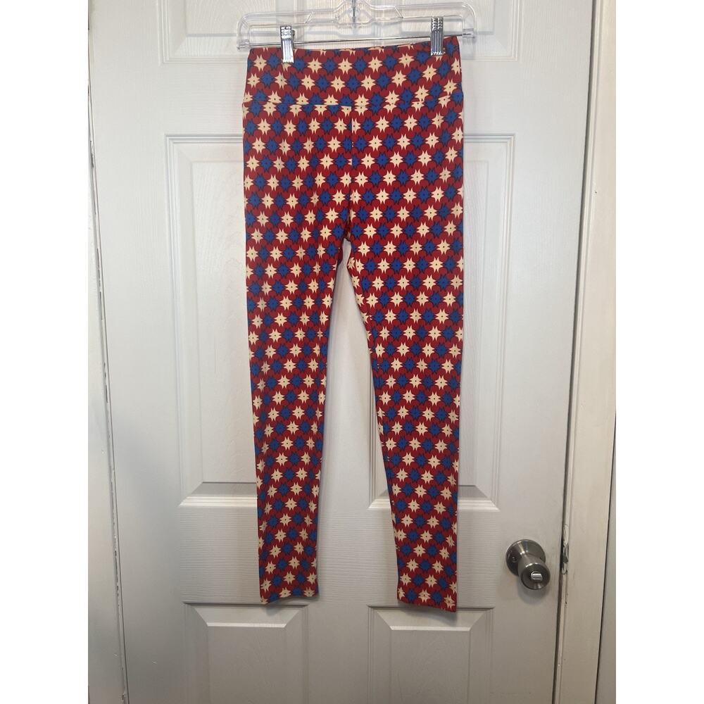 OS LuLaRoe Patriotic Geometric‎ Patterns
